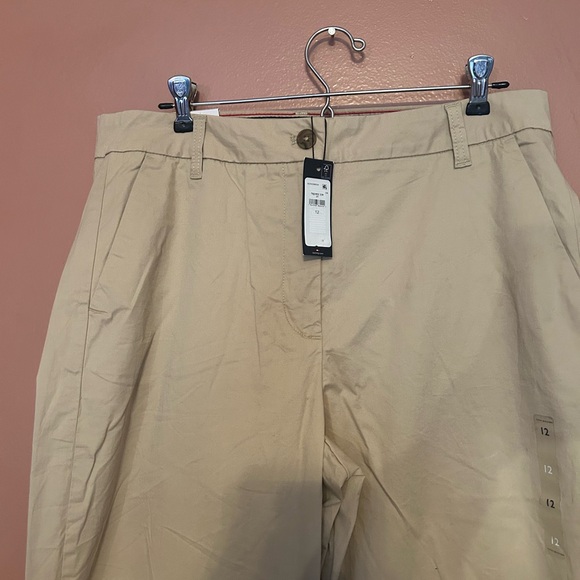 TH FLEX WOMANS TAPERED CHINO NWT SZ 12 - Picture 5 of 13